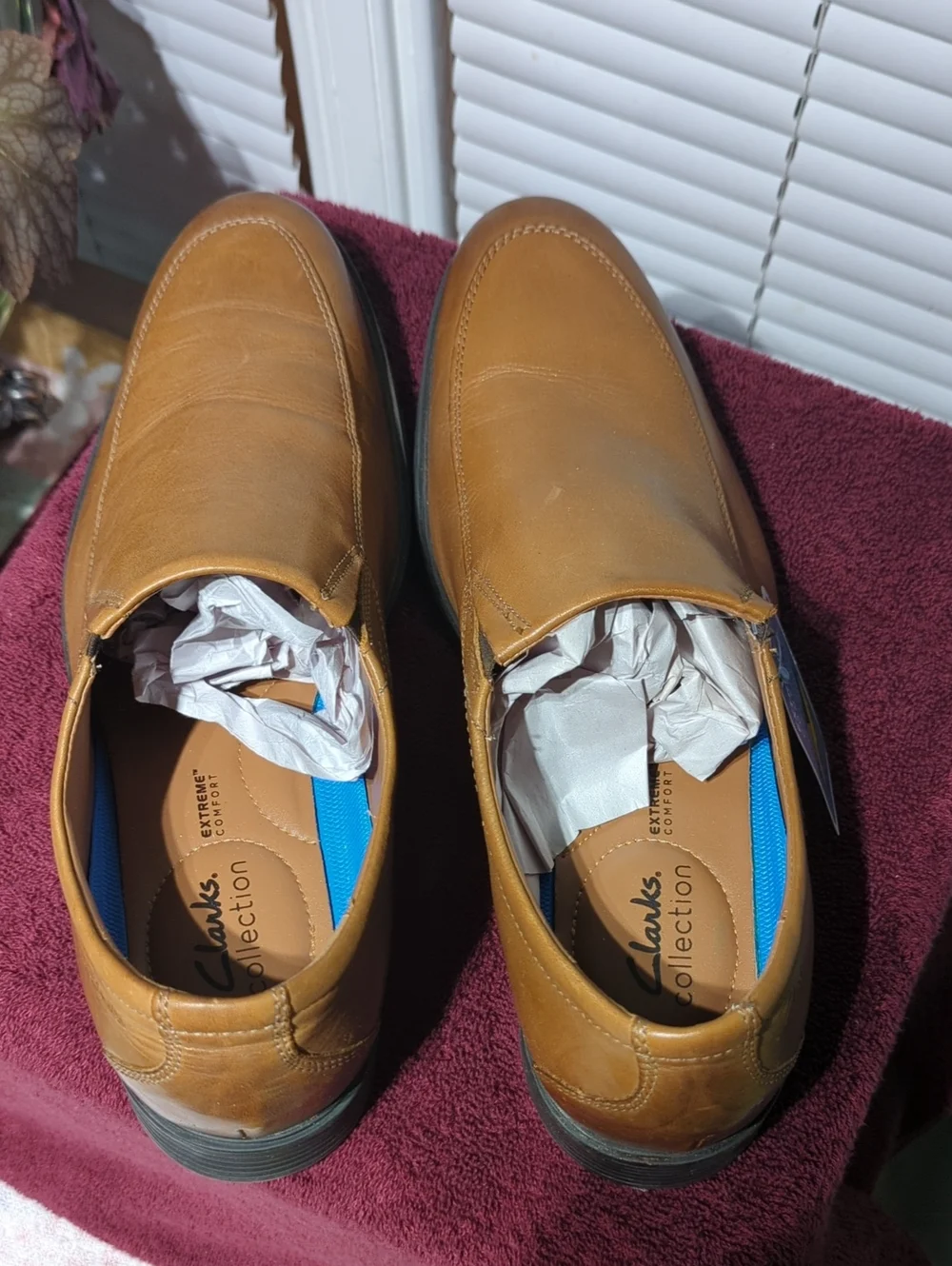 Clark's Men's Slip-On Comfort Dress Shoes, DarkTan Leather  WHIDDON STEP US 12 M